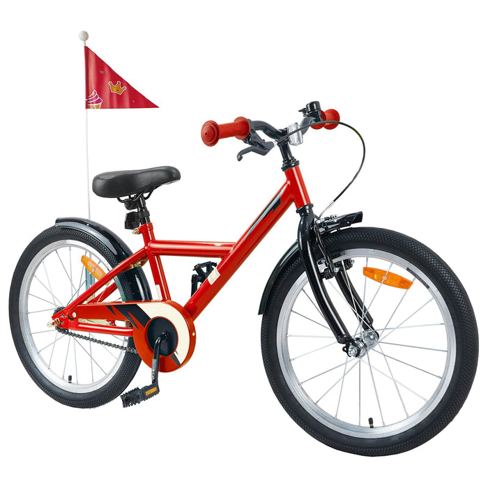 Bicicletă pentru Copii 18 Inci pentru 5-7 ani Roșu - WALTI WALTI