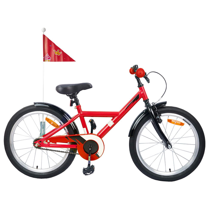 Bicicletă pentru Copii 18 Inci pentru 5-7 ani Roșu - WALTI WALTI