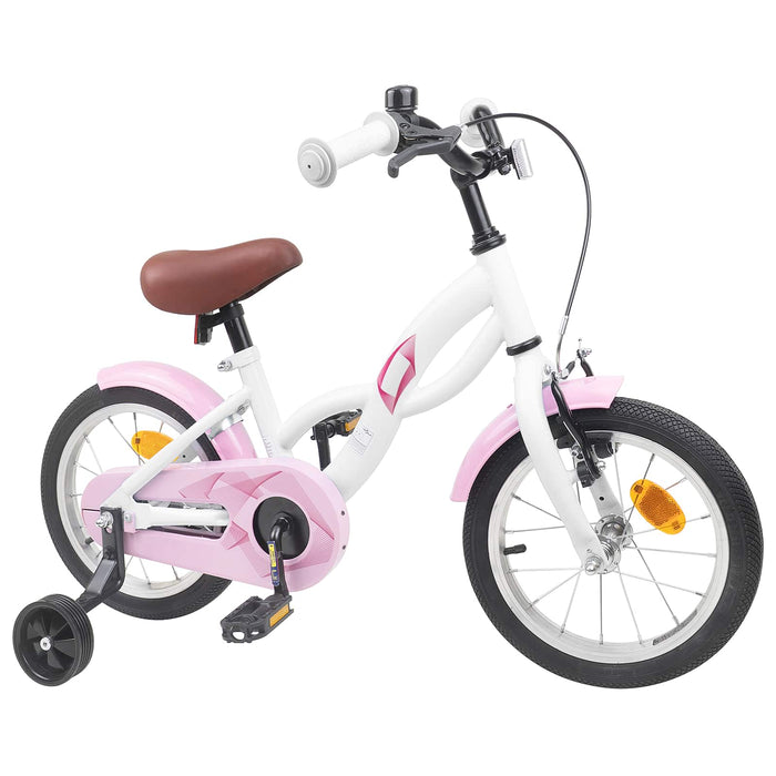 Bicicletă pentru Copii 12 Inci pentru 2-4 ani Alb WALTI