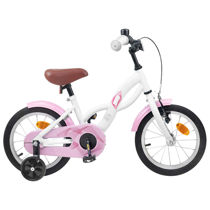 Bicicletă pentru Copii 12 Inci pentru 2-4 ani Alb WALTI