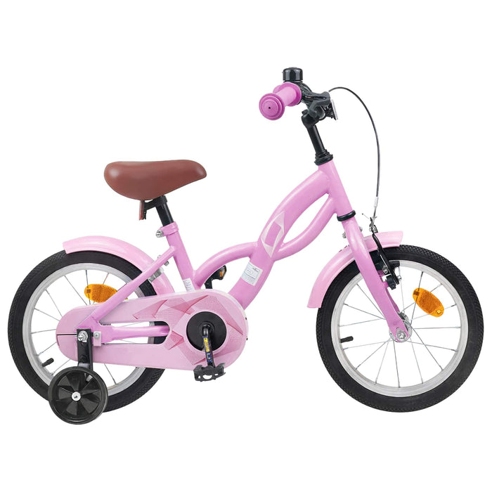 Bicicletă pentru Copii 12 Inci pentru 2-4 ani Roz deschis WALTI