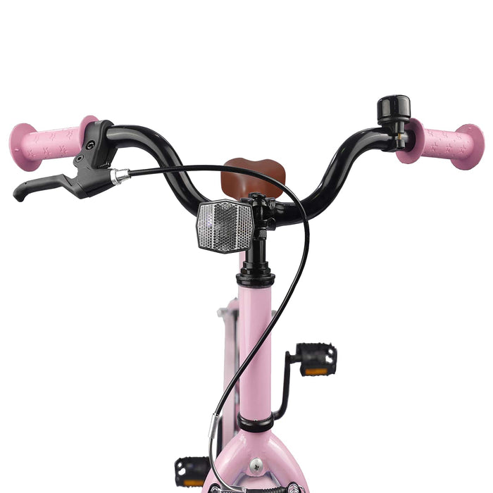 Bicicletă pentru Copii 18 Inci pentru 5-7 ani Roz deschis - WALTI WALTI