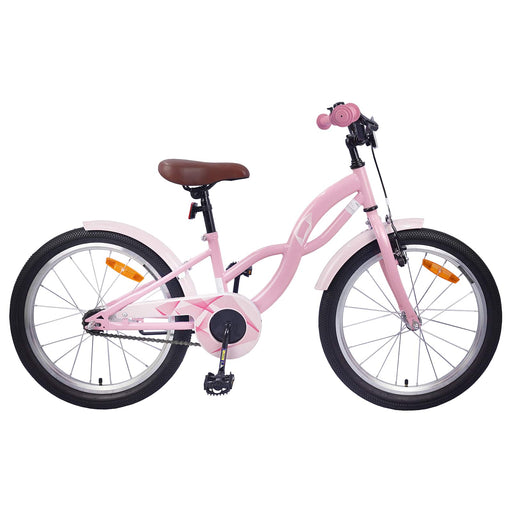 Bicicletă pentru Copii 18 Inci pentru 5-7 ani Roz deschis - WALTI WALTI