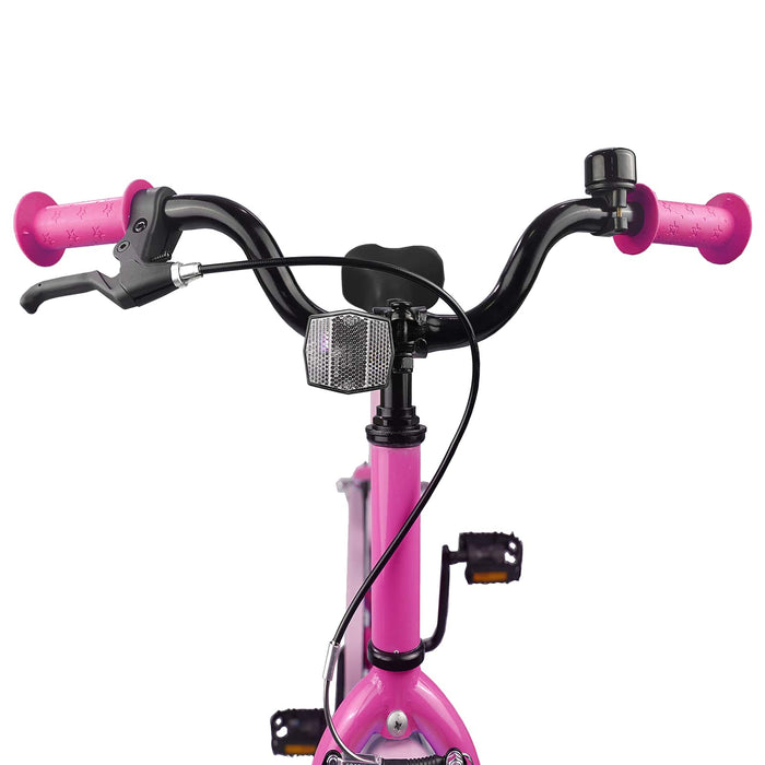 Bicicletă pentru Copii 18 Inci pentru 5-7 ani Roz închis - WALTI WALTI