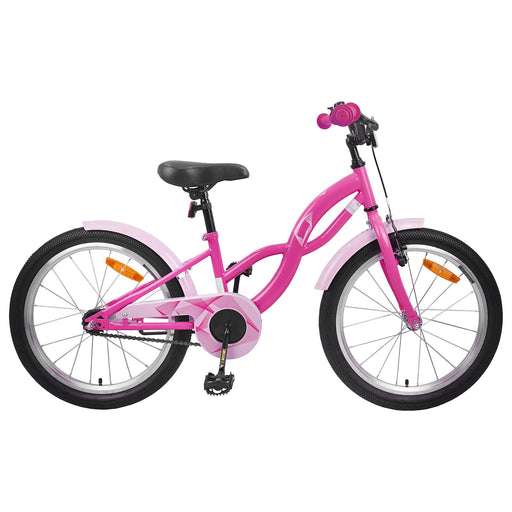 Bicicletă pentru Copii 18 Inci pentru 5-7 ani Roz închis - WALTI WALTI