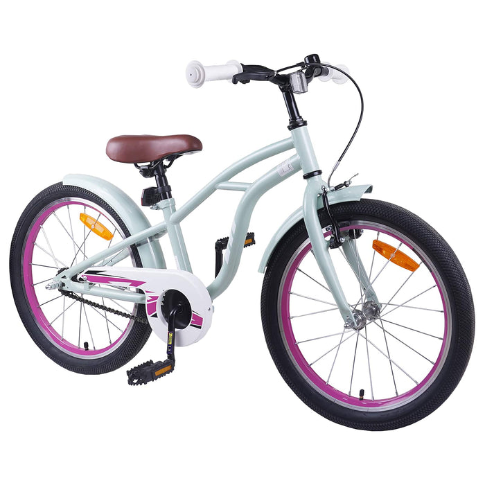 Bicicletă pentru Copii 20 Inci pentru 6-11 ani Verde deschis - WALTI WALTI