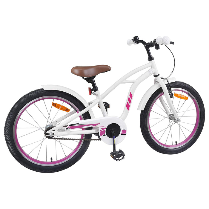 Bicicletă pentru Copii 22 Inci pentru 7-12 ani Alb - WALTI WALTI
