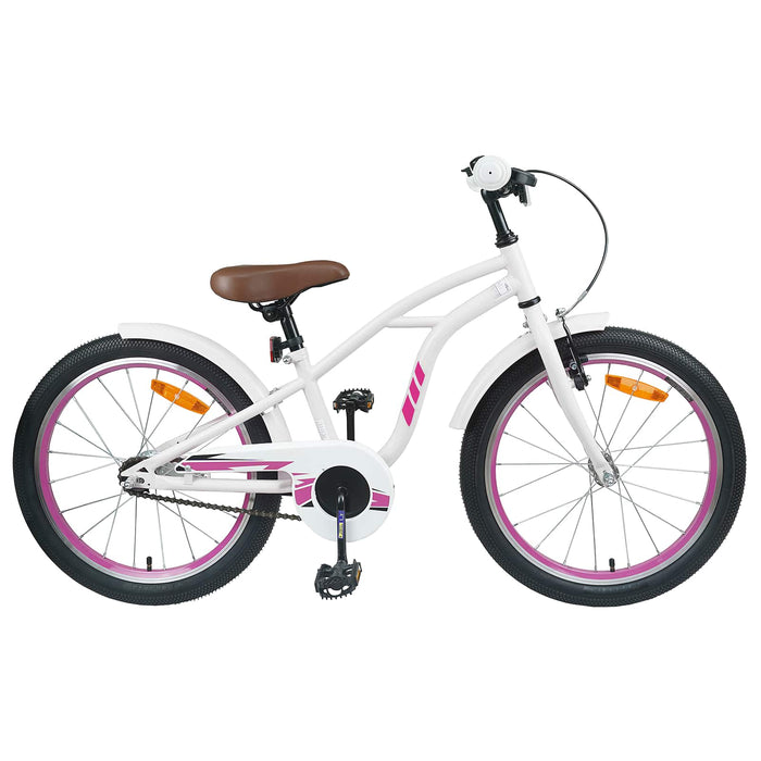 Bicicletă pentru Copii 22 Inci pentru 7-12 ani Alb - WALTI WALTI
