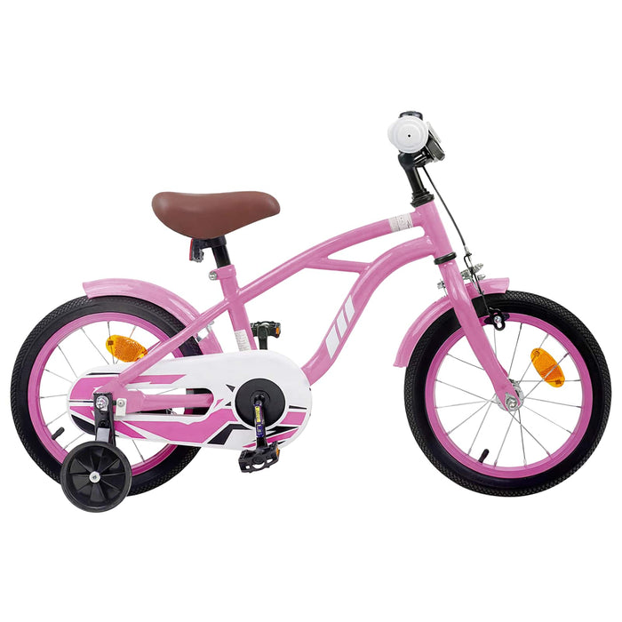 Bicicletă pentru Copii 16 Inci pentru 4-6 ani Roz deschis WALTI