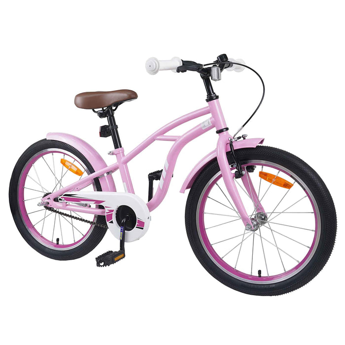 Bicicletă pentru Copii 18 Inci pentru 5-7 ani Roz deschis - WALTI WALTI