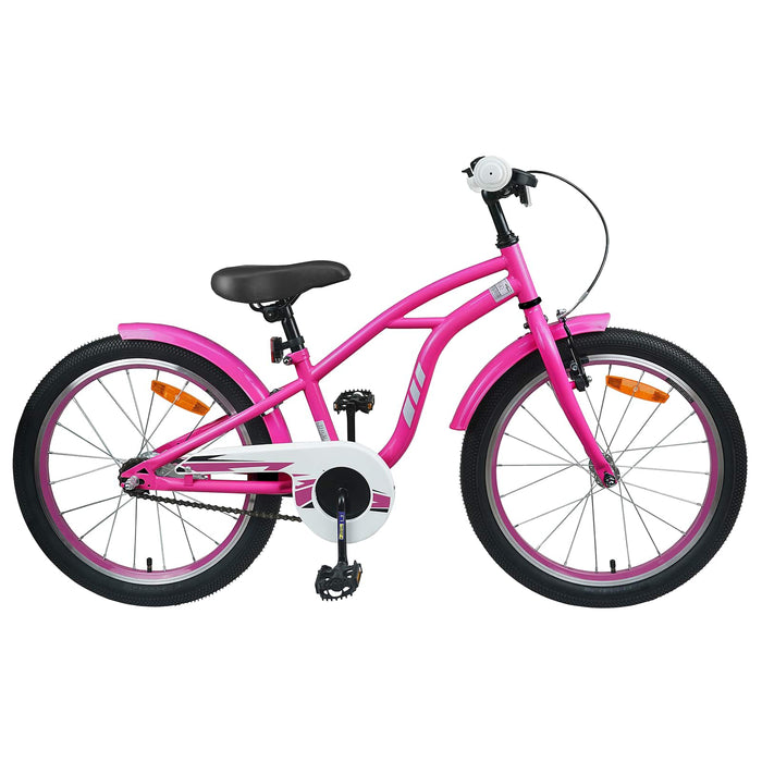 Bicicletă pentru Copii 22 Inci pentru 7-12 ani Roz închis - WALTI WALTI