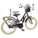 Bicicletă pentru Copii 20 Inci pentru 6-11 ani Negru - WALTI WALTI