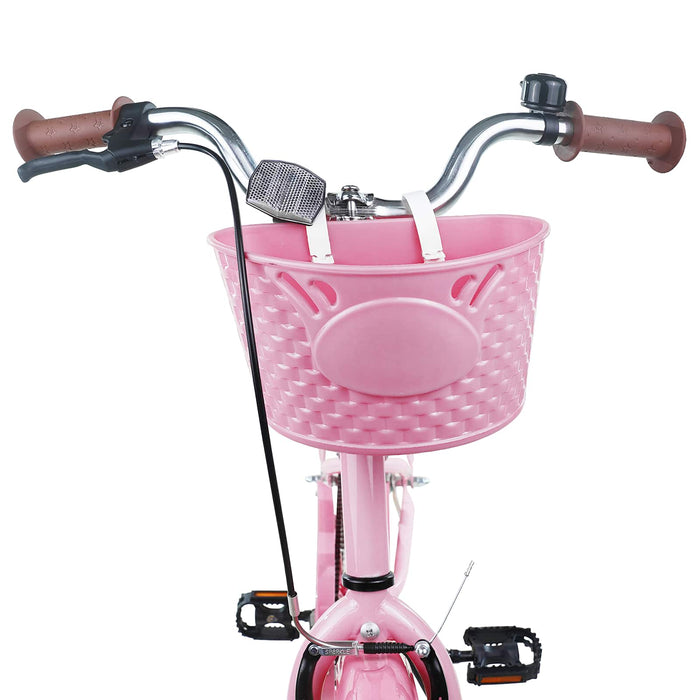 Bicicletă pentru Copii 24 Inci pentru 8-12 ani Roz deschis - WALTI WALTI