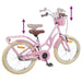 Bicicletă pentru Copii 24 Inci pentru 8-12 ani Roz deschis - WALTI WALTI