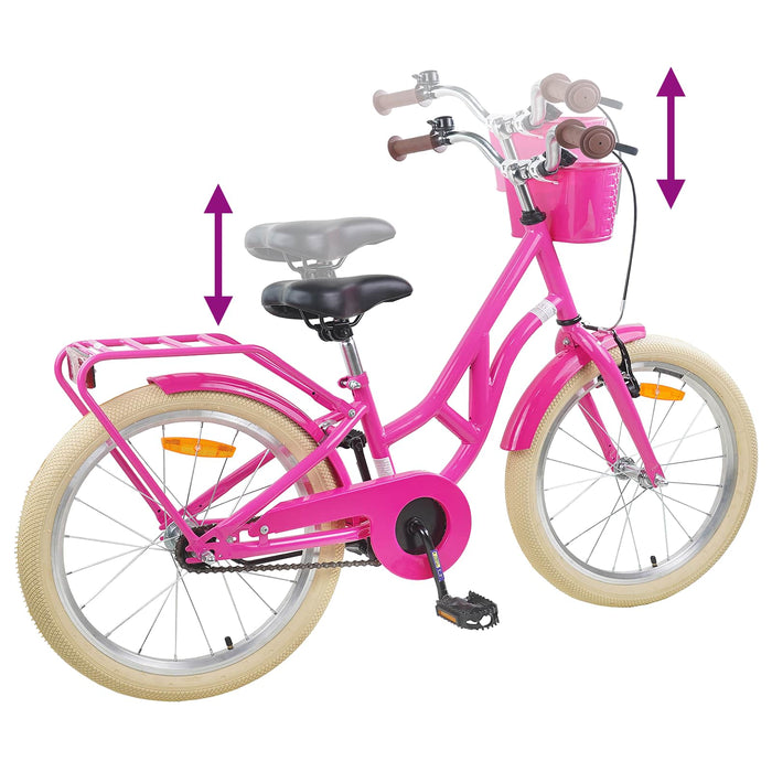 Bicicletă pentru Copii 24 Inci pentru 8-12 ani Roz închis - WALTI WALTI