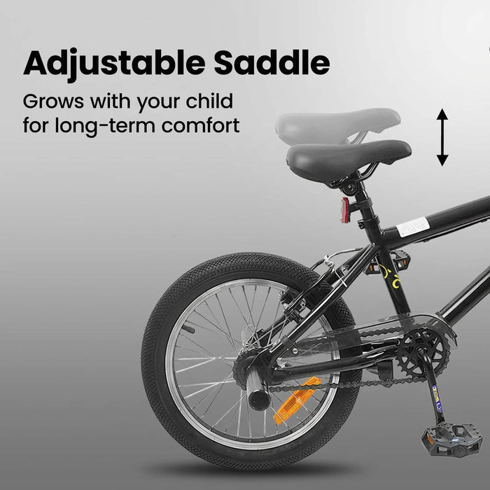 BMX 20 Inci pentru peste 9 ani Negru WALTI