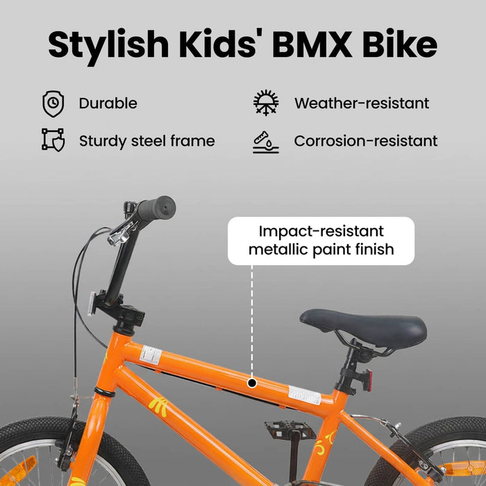 BMX 20 Inci pentru peste 9 ani Portocaliu WALTI