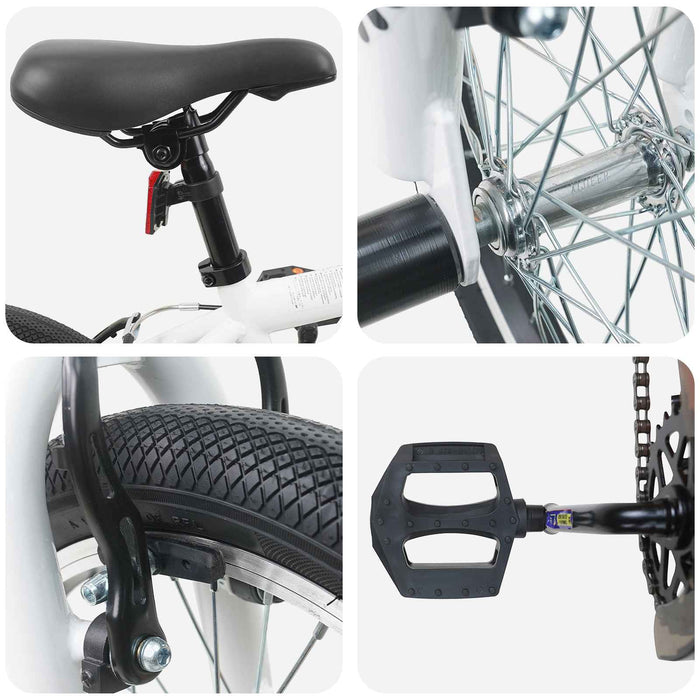 BMX 20 Inci pentru peste 9 ani Alb - WALTI WALTI