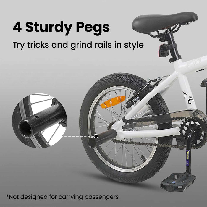 BMX 20 Inci pentru peste 9 ani Alb WALTI