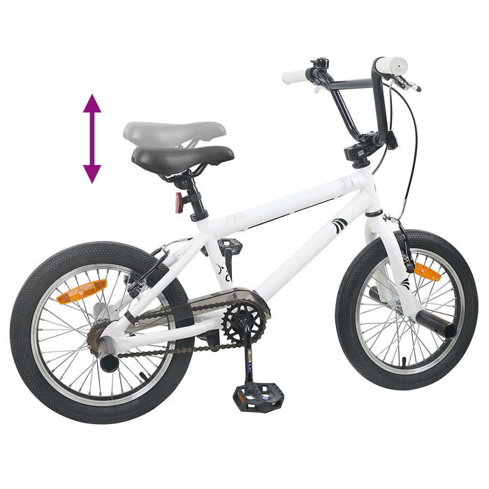 BMX 20 Inci pentru peste 9 ani Alb - WALTI WALTI