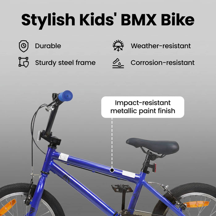 BMX 20 Inci pentru peste 9 ani Albastru închis WALTI