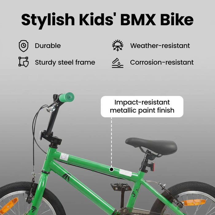 BMX 20 Inci pentru peste 9 ani Verde WALTI
