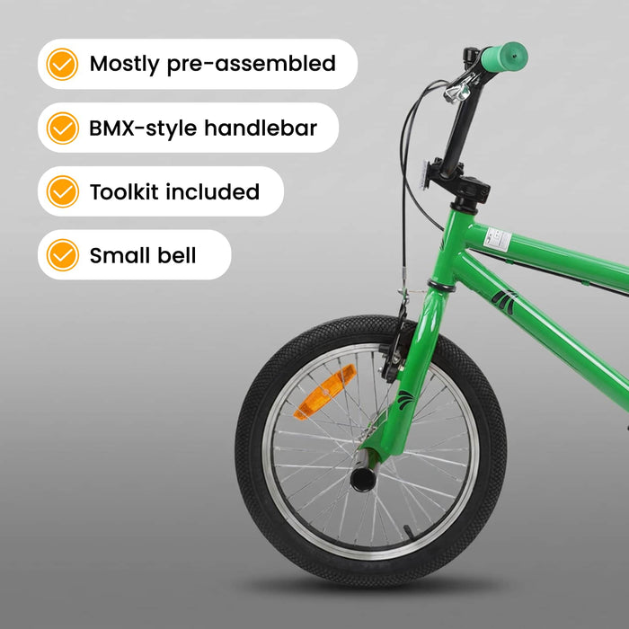 BMX 20 Inci pentru peste 9 ani Verde WALTI