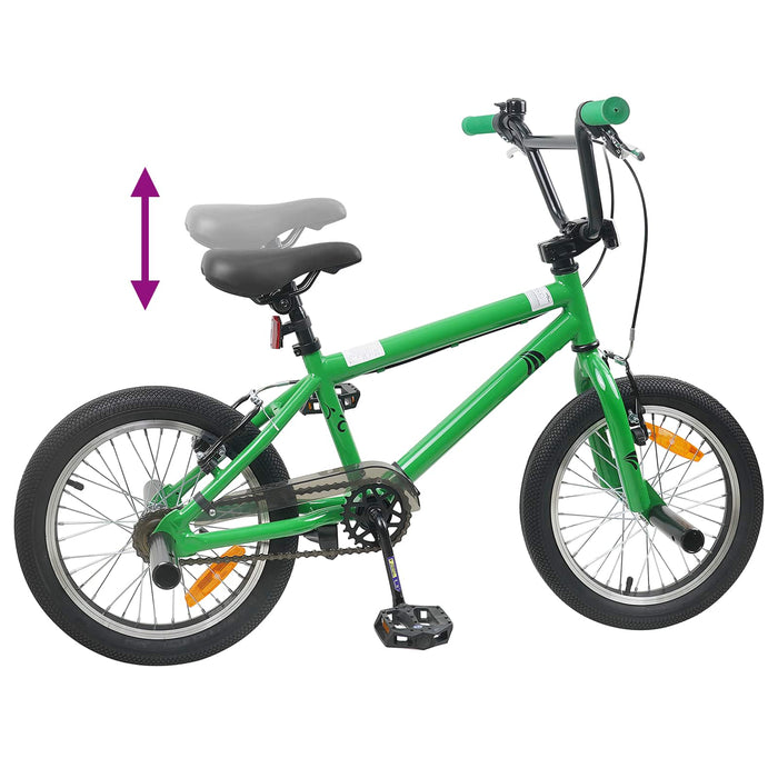 BMX 20 Inci pentru peste 9 ani Verde - WALTI WALTI