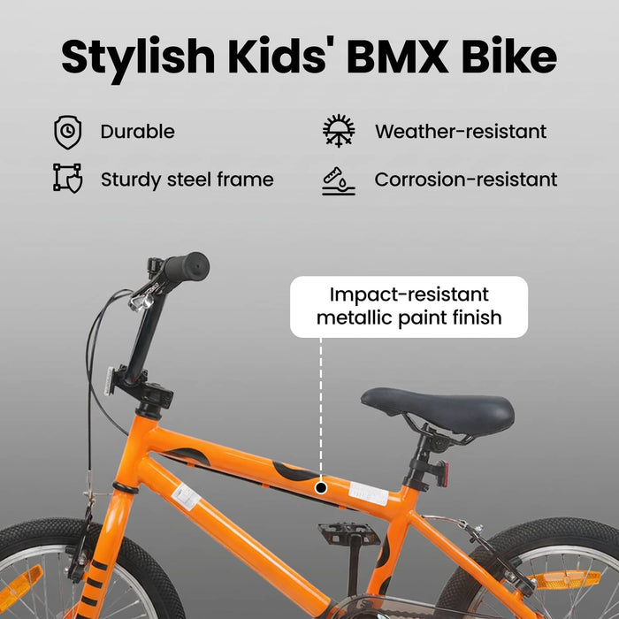 BMX 16 Inci pentru 5-8 ani Portocaliu WALTI