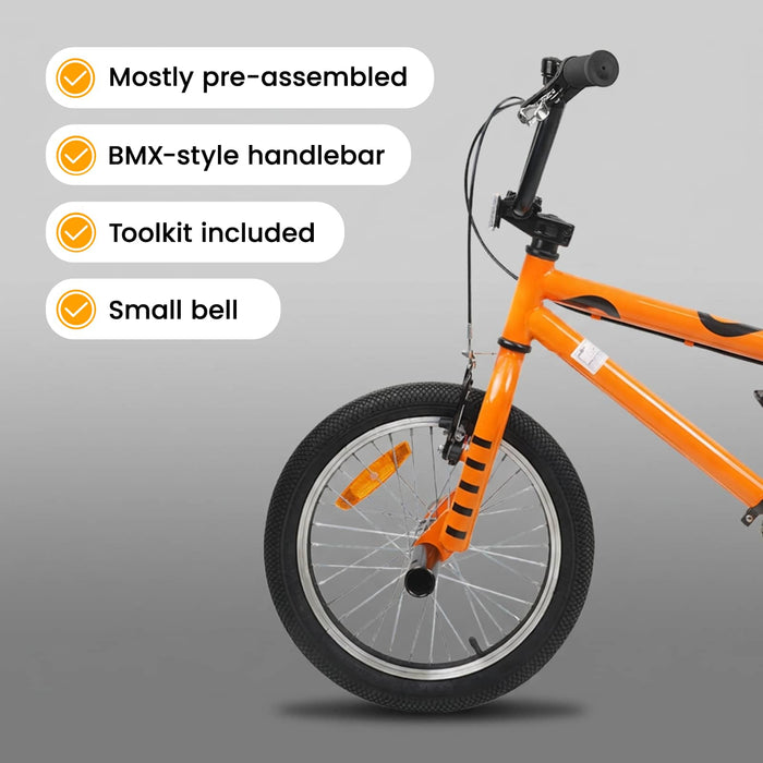 BMX 16 Inci pentru 5-8 ani Portocaliu WALTI
