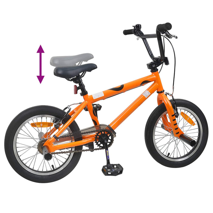 BMX 16 Inci pentru 5-8 ani Portocaliu - WALTI WALTI