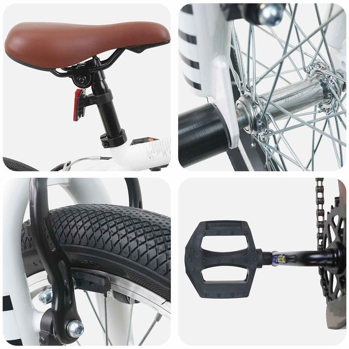 BMX 16 Inci pentru 5-8 ani Alb - WALTI WALTI