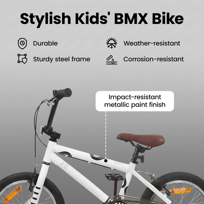 BMX 16 Inci pentru 5-8 ani Alb WALTI