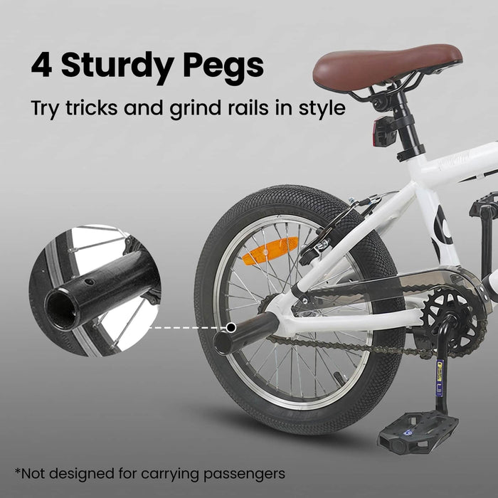 BMX 16 Inci pentru 5-8 ani Alb WALTI