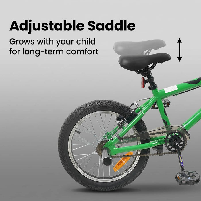 BMX 16 Inci pentru 5-8 ani Verde WALTI