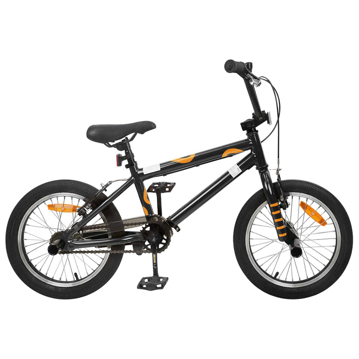 BMX 16 Inci pentru 5-8 ani Negru WALTI