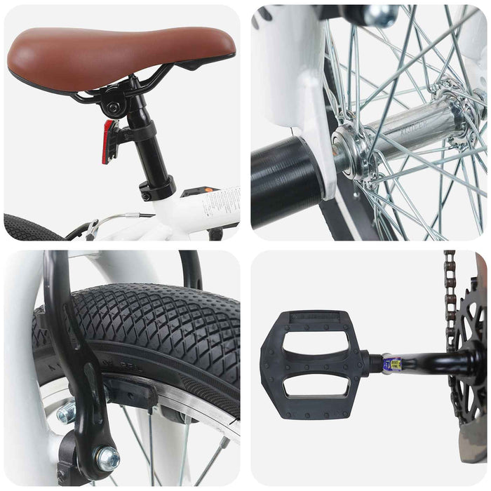 BMX 16 Inci pentru 5-8 ani Alb WALTI