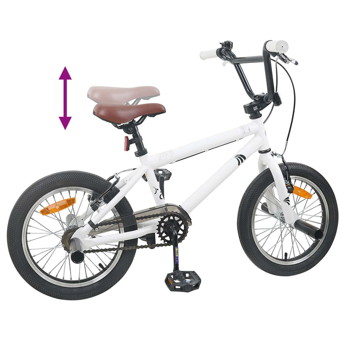 BMX 16 Inci pentru 5-8 ani Alb WALTI