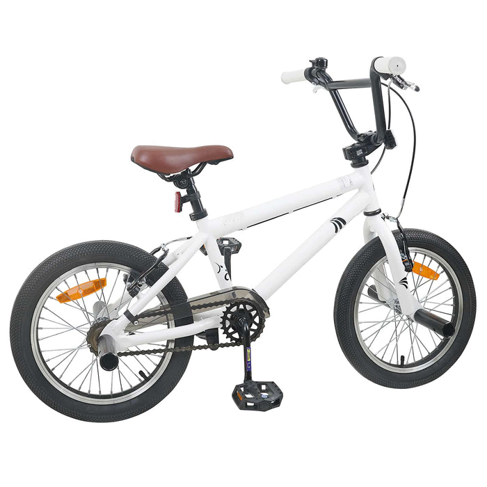 BMX 18 Inci pentru copiii de 7-10 ani Alb WALTI