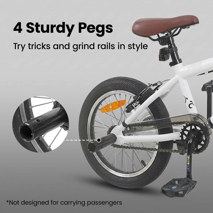 BMX 20 Inci pentru peste 9 ani Alb WALTI