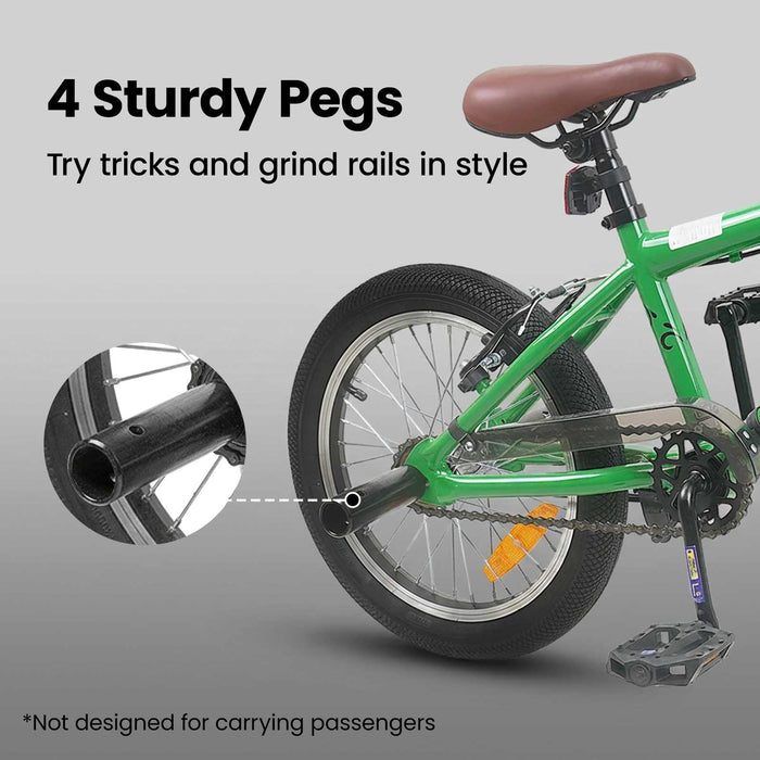 BMX 18 Inci pentru copiii de 7-10 ani Verde WALTI