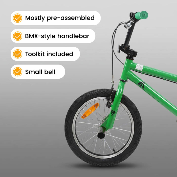 BMX 20 Inci pentru peste 9 ani Verde WALTI