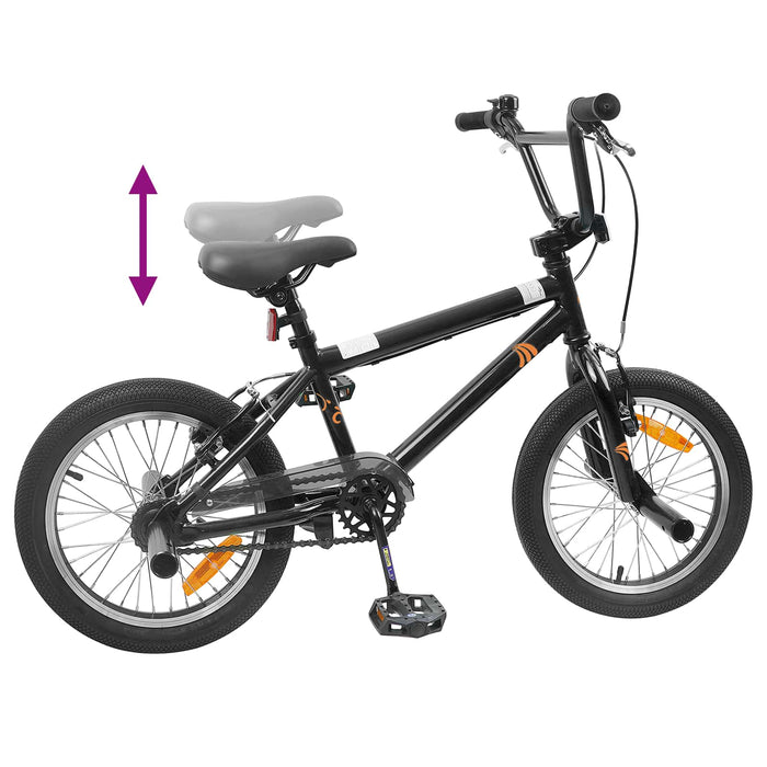 BMX 20 Inci pentru 9 Ani Negru WALTI