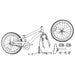 Bicicletă Montană 20 Inci 6-Speed pentru 5-8 ani Negru - WALTI WALTI