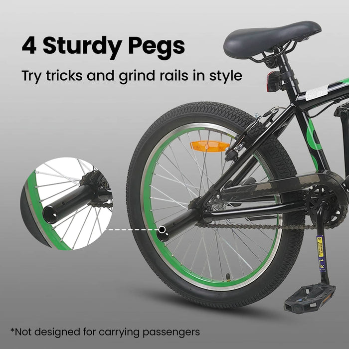 BMX 20 Inci pentru peste 9 ani Negru WALTI