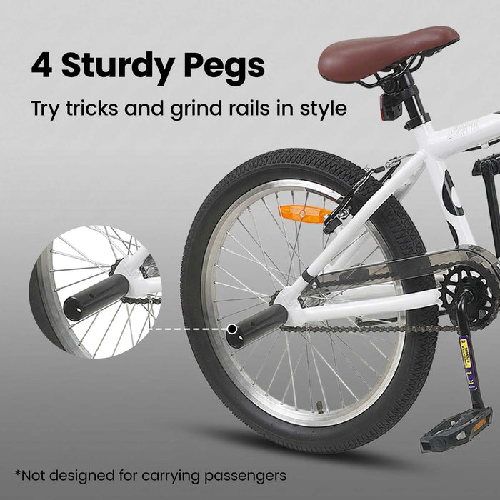 BMX 20 Inci pentru peste 9 ani Alb WALTI