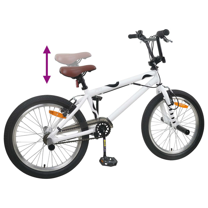 BMX 20 Inci pentru peste 9 ani Alb - WALTI WALTI