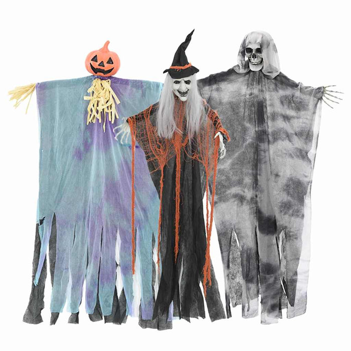 Fantoma de Halloween Suspendată 3 pcs Multicolour 77 x 98 cm - WALTI WALTI