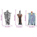 Fantoma de Halloween Suspendată 3 pcs Multicolour 77 x 98 cm - WALTI WALTI
