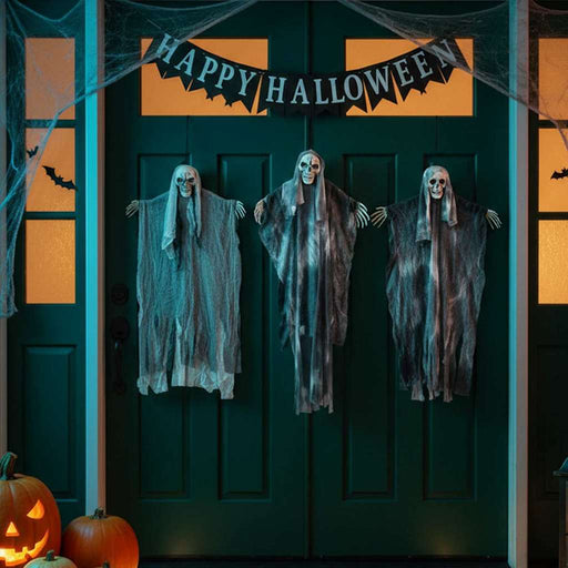 Fantoma de Halloween Suspendată 3 pcs Negru 66 x 110 cm - WALTI WALTI